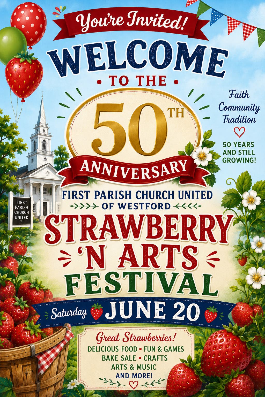 50th Anniversary Strawberry 'N Arts Festival