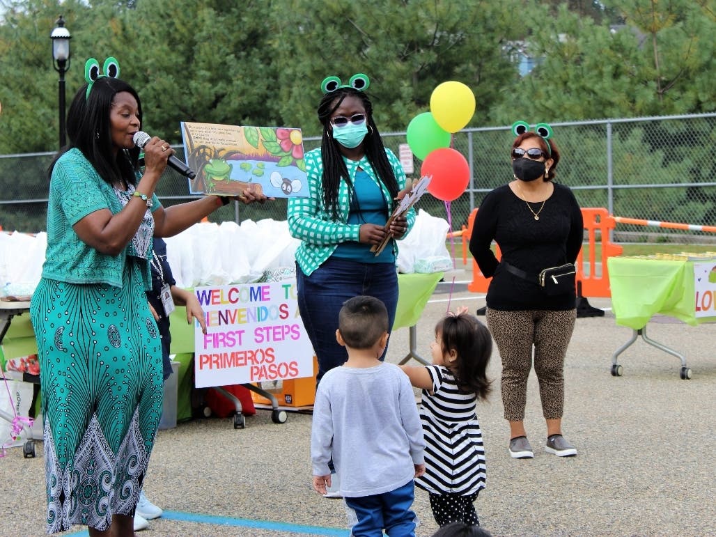 The First Step programs focusses on early childhood literacy, offering programs for the district's youngest scholars.