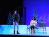 OHS students Frank Marrero (left) and Sofia Rodriguez perform in Almost, Maine. 