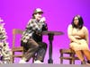OHS students Derek Rudley (left) and Akayla Morris perform in Almost, Maine. 