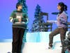 OHS students Payton Almodovar (left) and Dana Castillo perform in Almost, Maine. 