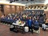 Author Varsha Bajaj encouraged students at the Pocantico Hills Central School District to read and write.