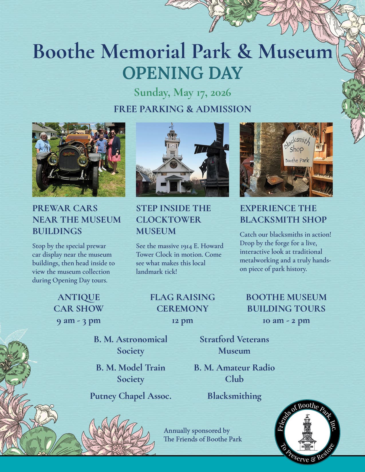 Boothe Memorial Park & Museum Opening Day