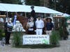 2019 Bobcat Derby winner Madison Myro on Rock A Feller, trained by Michael Dowling and Michael Meyers with Barbara Brummer, The Nature Conservancy's New Jersey State 
Director and Mary Conti, Director of Marketing. 