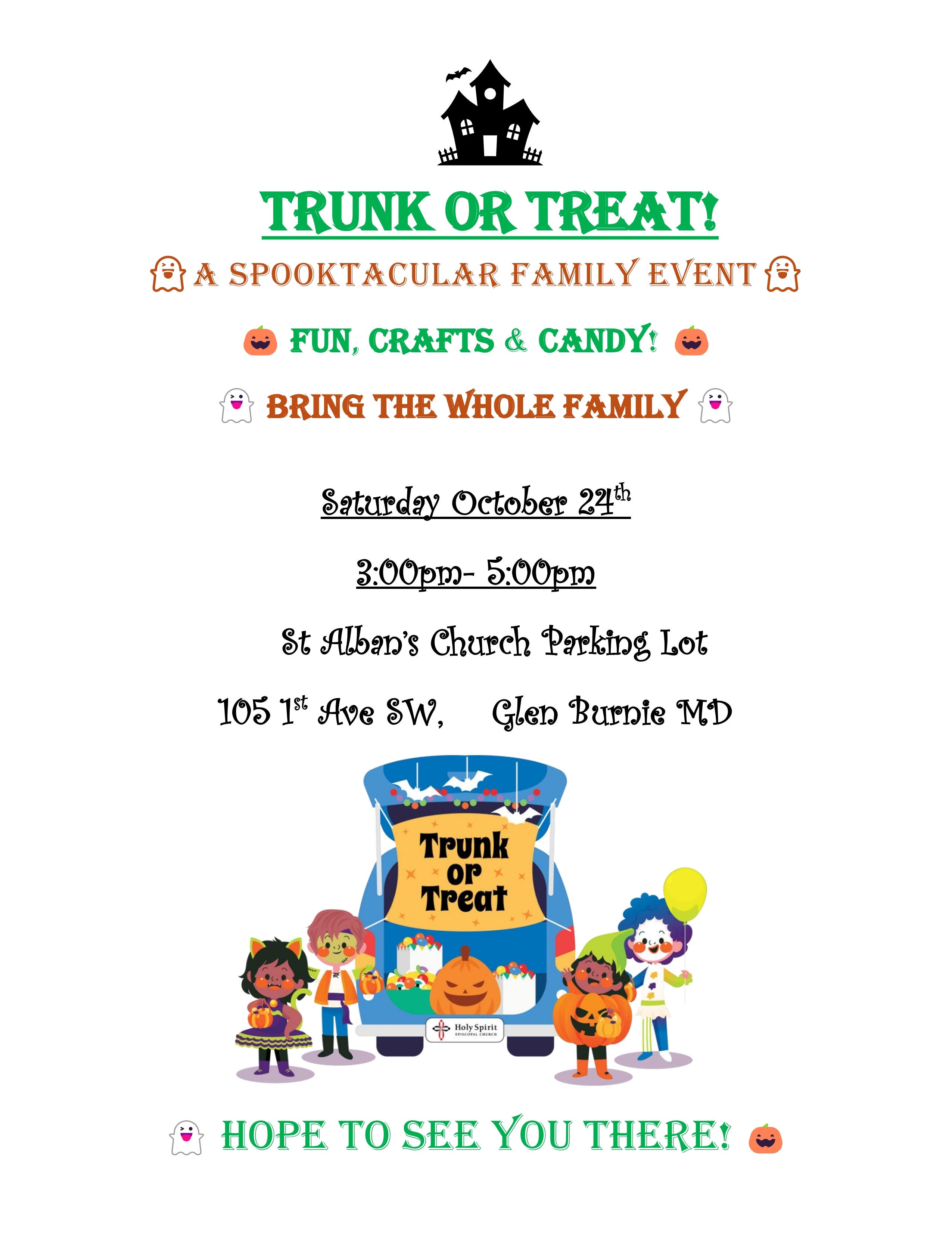 Trunk Or Treat!