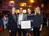 Anne O’Herron Burleigh of Darien, Carlos Mendoza of Norwalk, Sarah O’Herron Casey ’80 and Daley O’Herron, each of New Canaan.