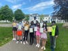 New Canaan Country School World Language students who earned national recognition on their Latin exam.