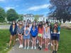 New Canaan Country School World Language students who earned national recognition on their 2021 Spanish exam.