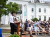 New Canaan Country School eighth grader Ifeanyi Ndokwu of Stamford delivered the Class Reflection at the school’s Eighth Grade Celebration June 15.
