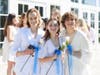 Members of the New Canaan Country School Class of 2021 Wave Walters of New Canaan, Maddy Hasbrouck of Norwalk and Anna Majewski of Darien.

