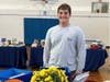 Michael Bria collected and distributed 6,000 books at free book fair as part of an Eagle Scout Project.
