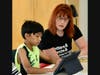 Horizons Junior Program student works with a literary specialist. Students receive close to 180 hours of academic and enrichment time over the course of the summer program. 
