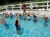Horizons students receive instruction during their swim time in the Horizons pool. 
