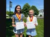 New Canaan Country School seventh-grade Spanish student Abigail Reilly, eighth grader Eva Juarez-Lace and ninth grader Hunter Harper (not pictured) each received first-place recognition nationally as a result of their perfect scores.