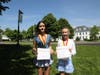New Canaan Country School seventh-grade Spanish student Abigail Reilly, eighth grader Eva Juarez-Lace and ninth grader Hunter Harper (not pictured) each received first-place recognition nationally as a result of their perfect scores.
