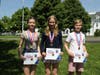 New Canaan Country School ninth-grader Opal Thompson of Stamford, eighth-grader Charlotte Parker of New Canaan and seventh-grader Max Tangen of Norwalk received gold medals on the 2024 National French Exam. 
