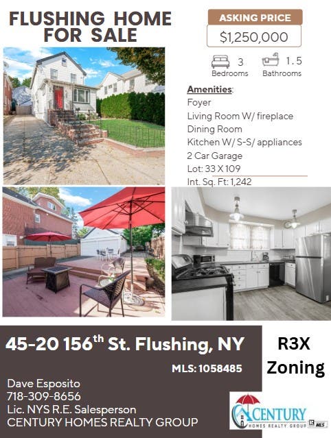 Flushing House For Sale