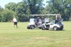 Golfers having a fun day of golf at the 2018 Annual Tee Off for Education Golf Classic and Luncheon.