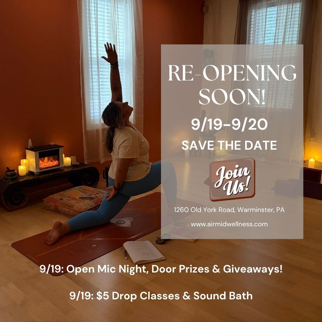Open Mic Night & Studio Grand Re-Opening