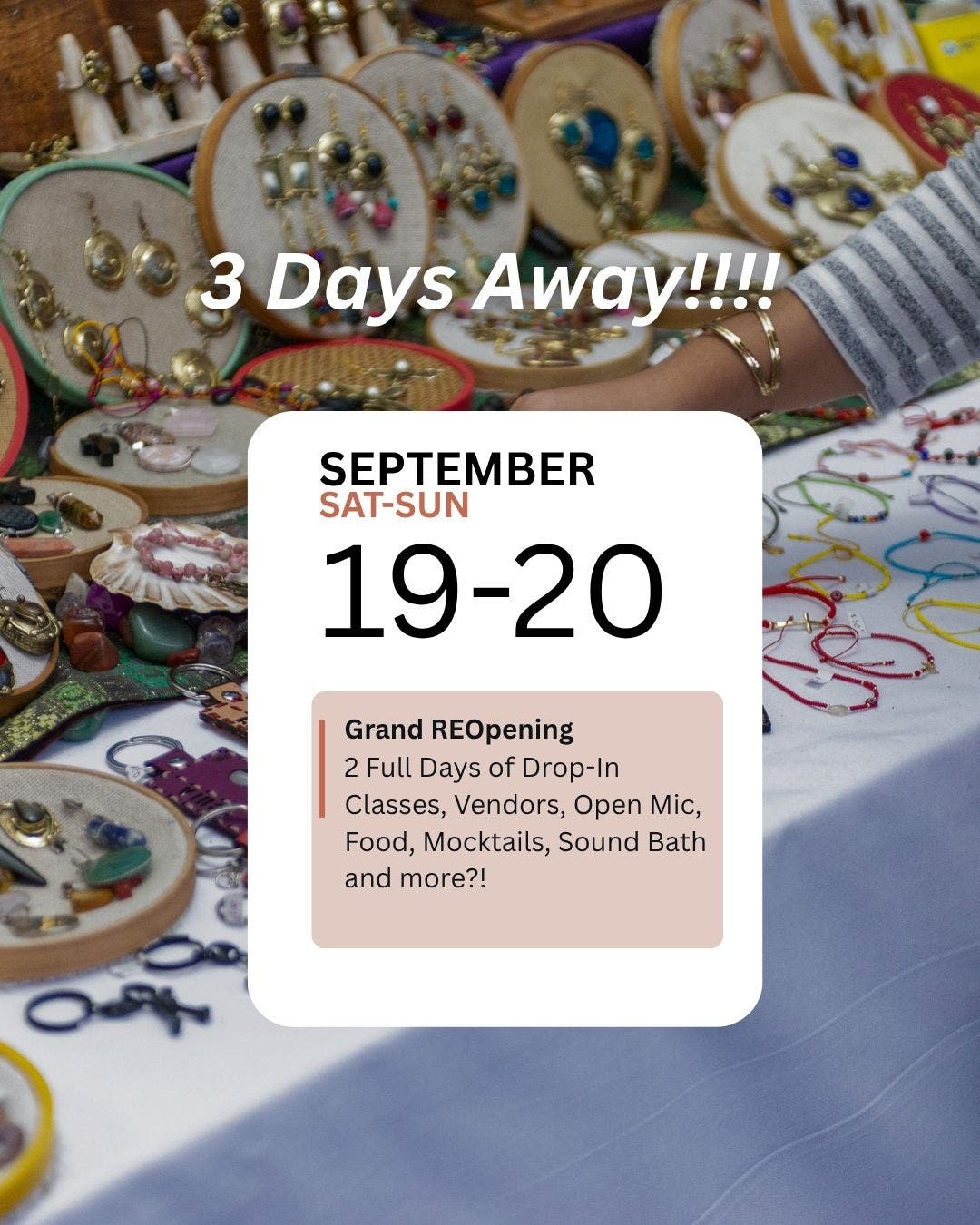 Grand Re-Opening Event: Mic & Market!