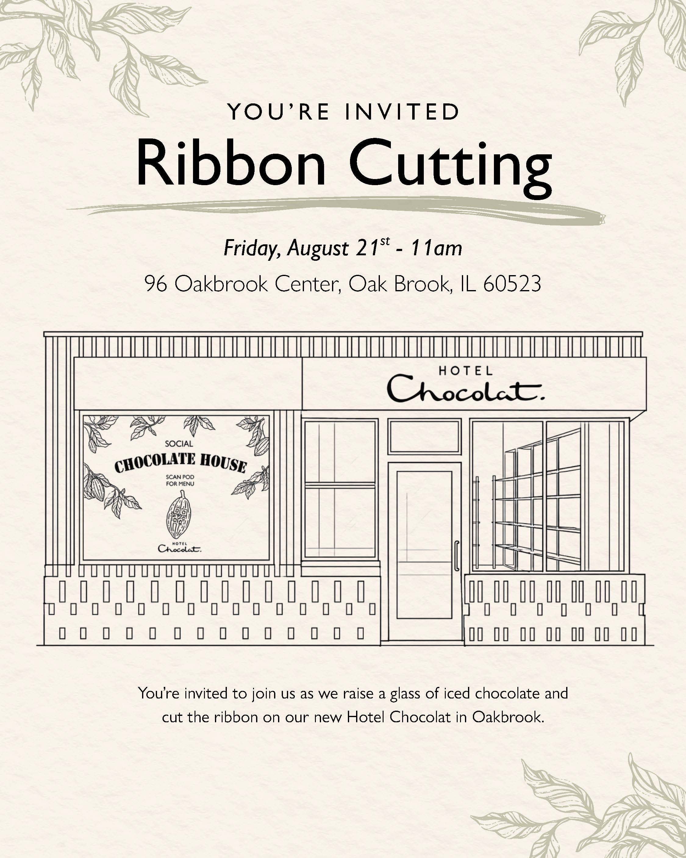 Hotel Chocolat Ribbon Cutting