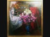 Still - Life with Flowers - Oil on linen - 40 x 38" by Skokie artist Sonya Osseny