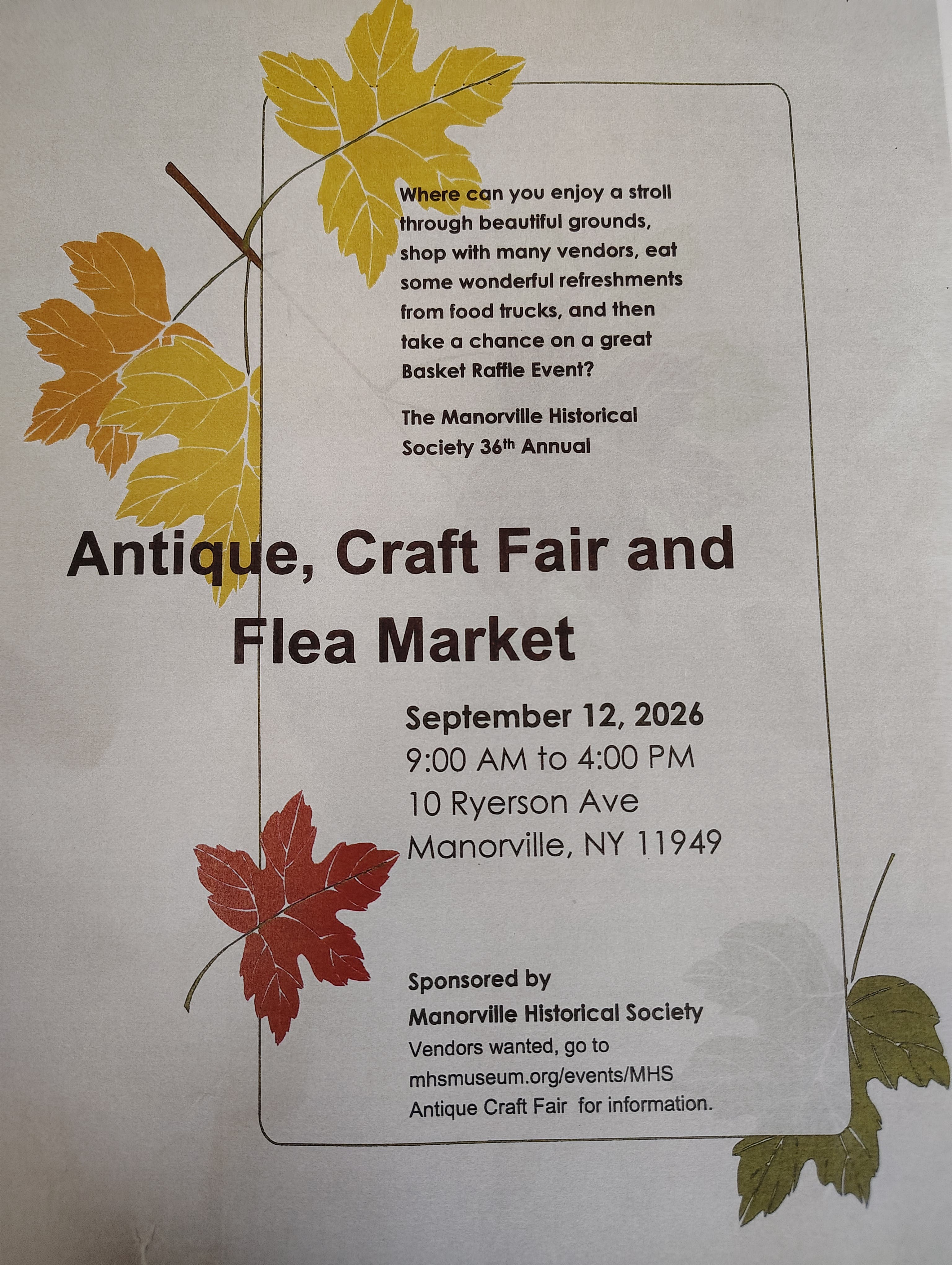 Antique, Craft Fair and Flea Market