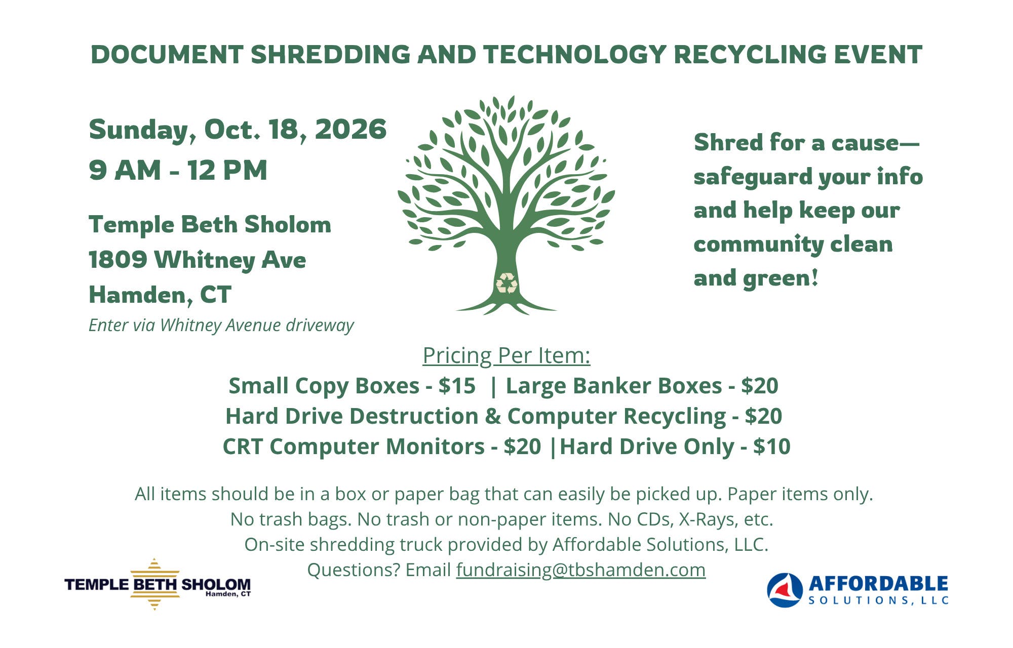 Document Shredding Event