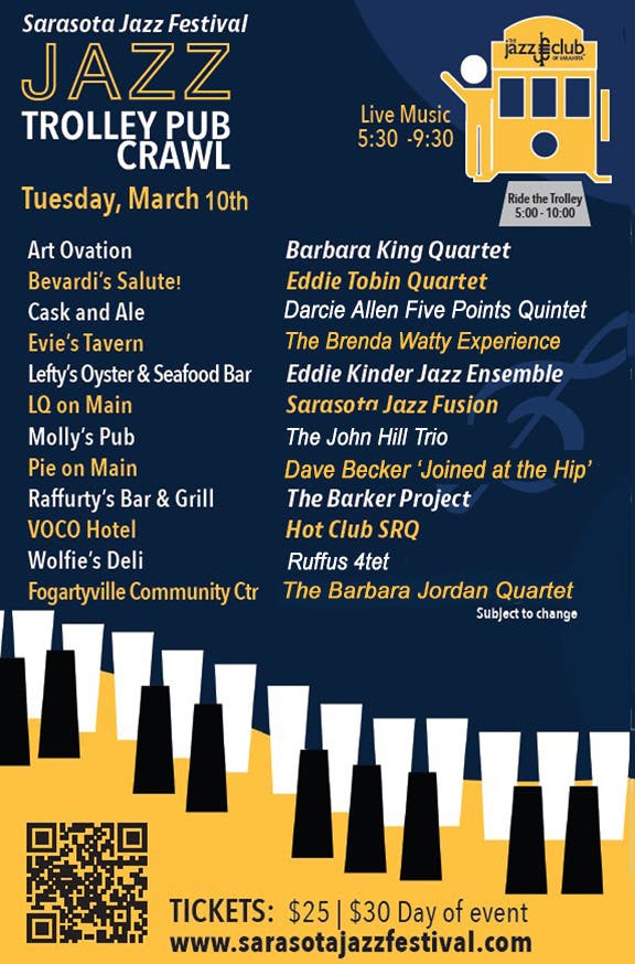 Jazz Trolley and Pub Crawl