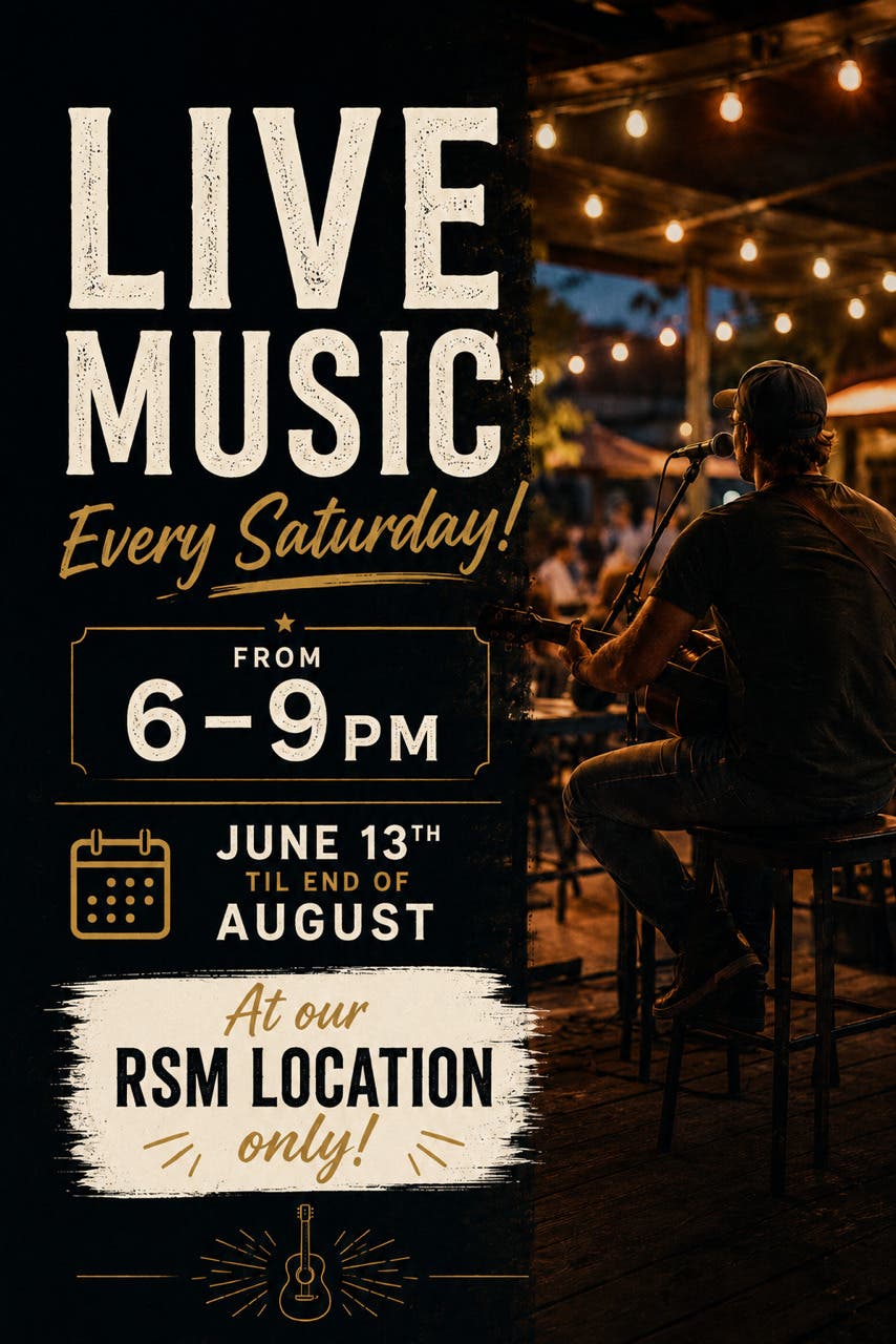 Live Music @ Selma's RSM Every Saturday!
