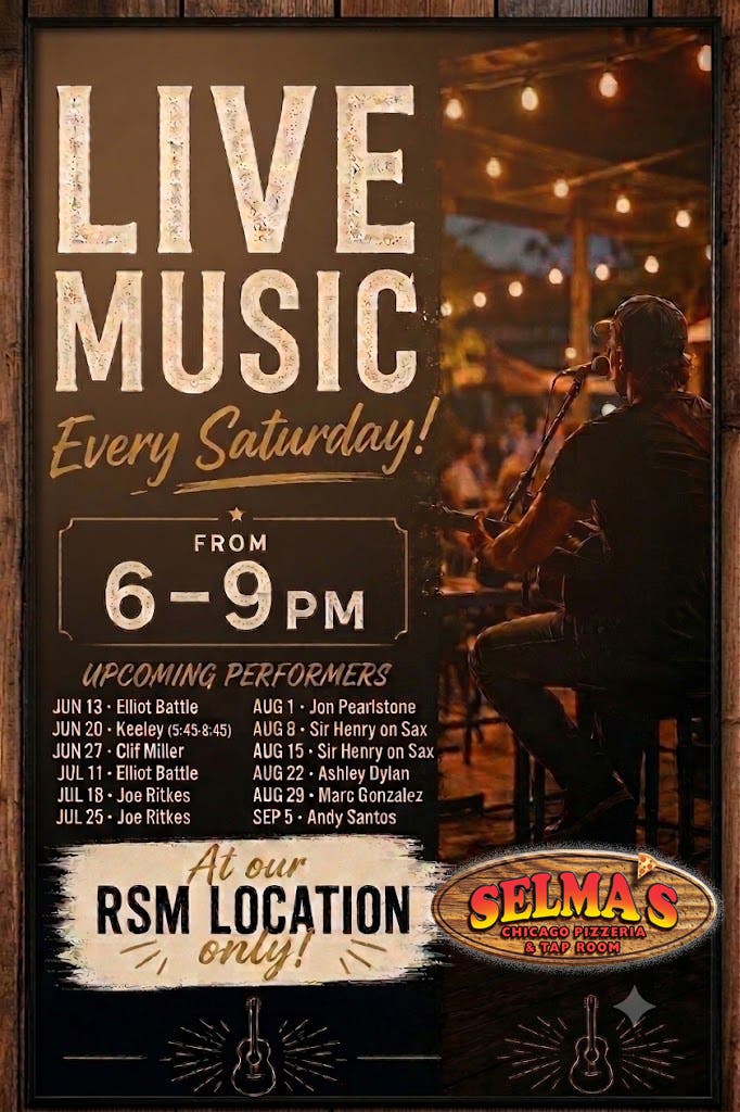 Live Music this Saturday!