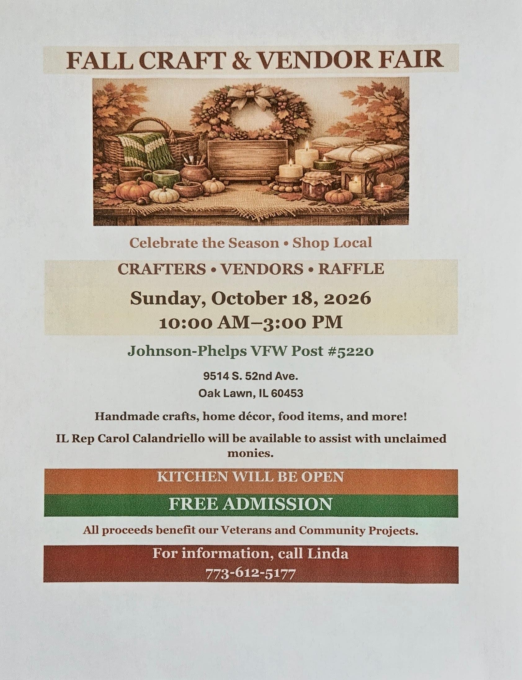 Fall Craft and Vendor Fair