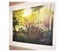 The 8' by 10' canvas shown in "Remnants and Remains" depicting spring in Dan Ryan Woods.