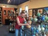 Inside the Pottery Boys Studios in Blue Island. They will be joined by a dozen other artists for their open house on August 22nd. 