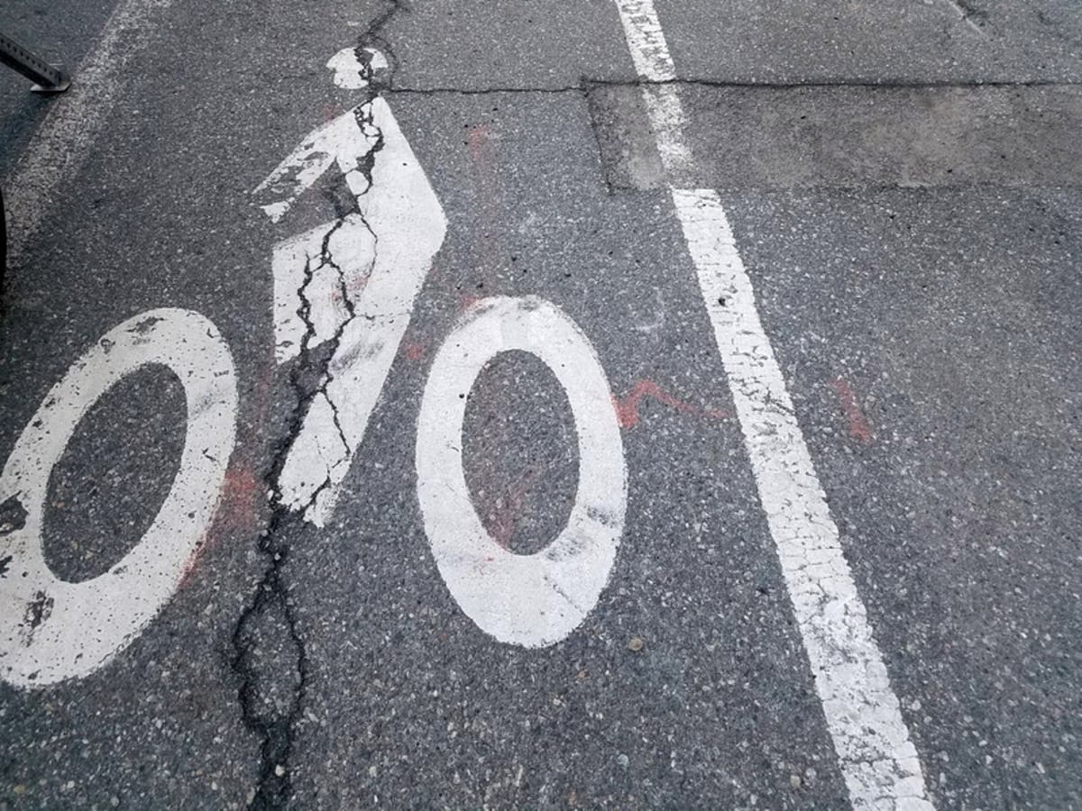 A bicyclist was hit by a car on Friday in Milford, the bicyclist was taken to the hospital for her injuries.