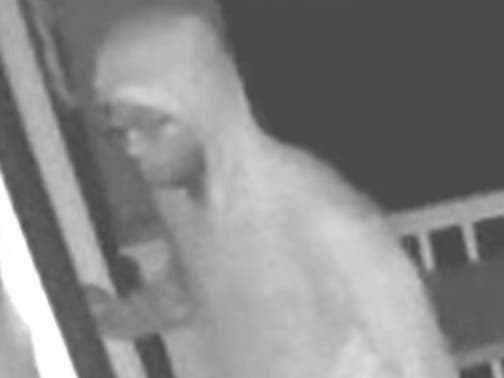 The man tried to pry the door of a Natick home open.
