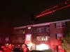 The fire was contained to the kitchen of one apartment.