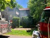 Fire official got a call about alarms sounding and found an unattended kitchen fire.