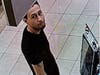 Surveillance video caught the man walking into both stores, on different days, wearing the same clothes.