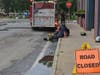 Residents should expect road closures on Tuesday in the area of the fire.