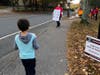 Chase decided to bring his striking teachers munchkins as they picket outside — school was closed on Friday.