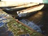 The spillway can only pass 13 percent of the Spillway Design Flood without overflowing.