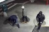 Three men beat up a 30-year-old Tuesday night and stole his wallet and phone, police said. 