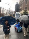 St. Saviour Catholic Academy brings tree donation to Congregation Beth Elohim in Park Slope