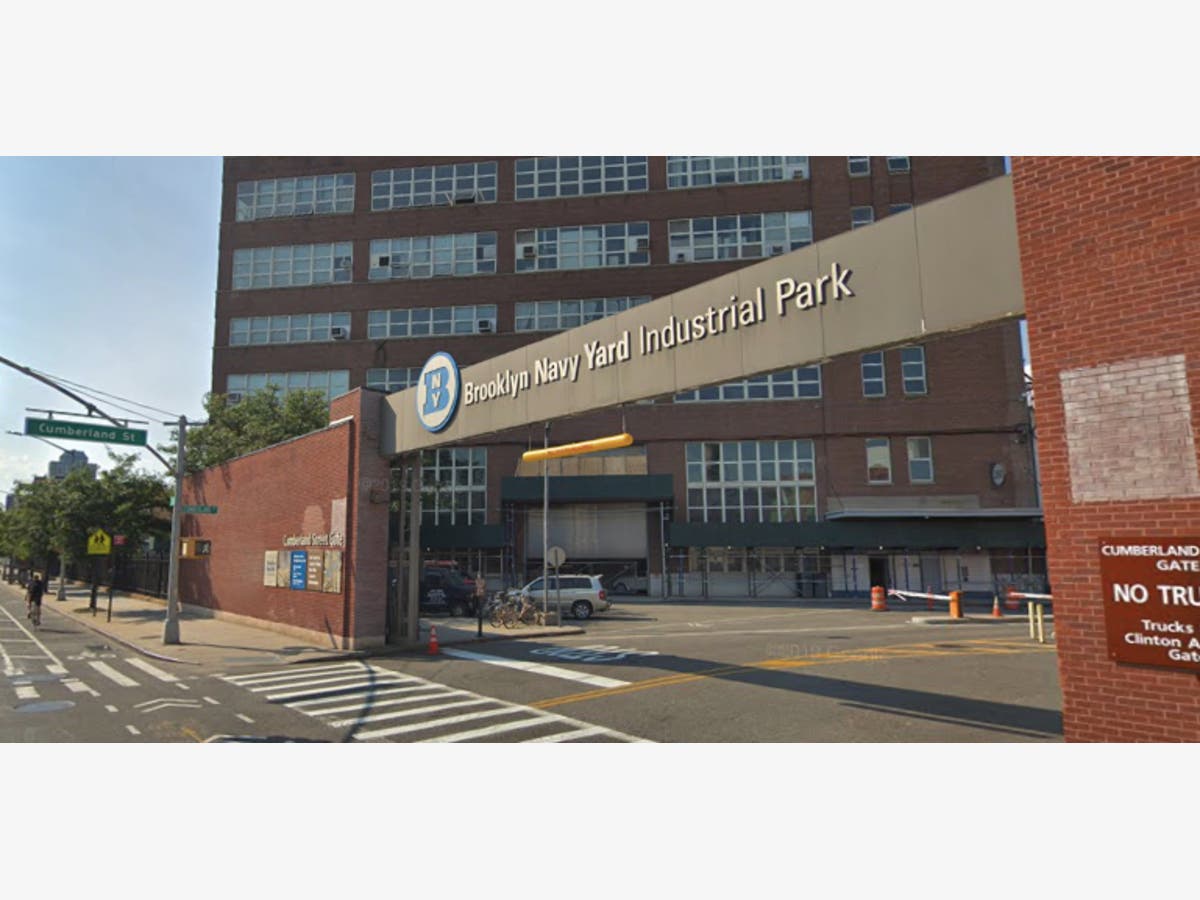 Brooklyn Navy Yard entrance.