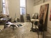 What is left of the artwork Carol Bruns is selling from her Dumbo loft.