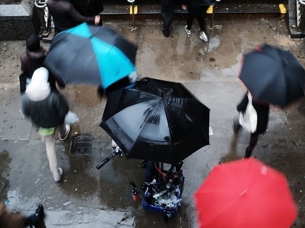 Rain is likely to hit New York City every day during the first weekend of May.