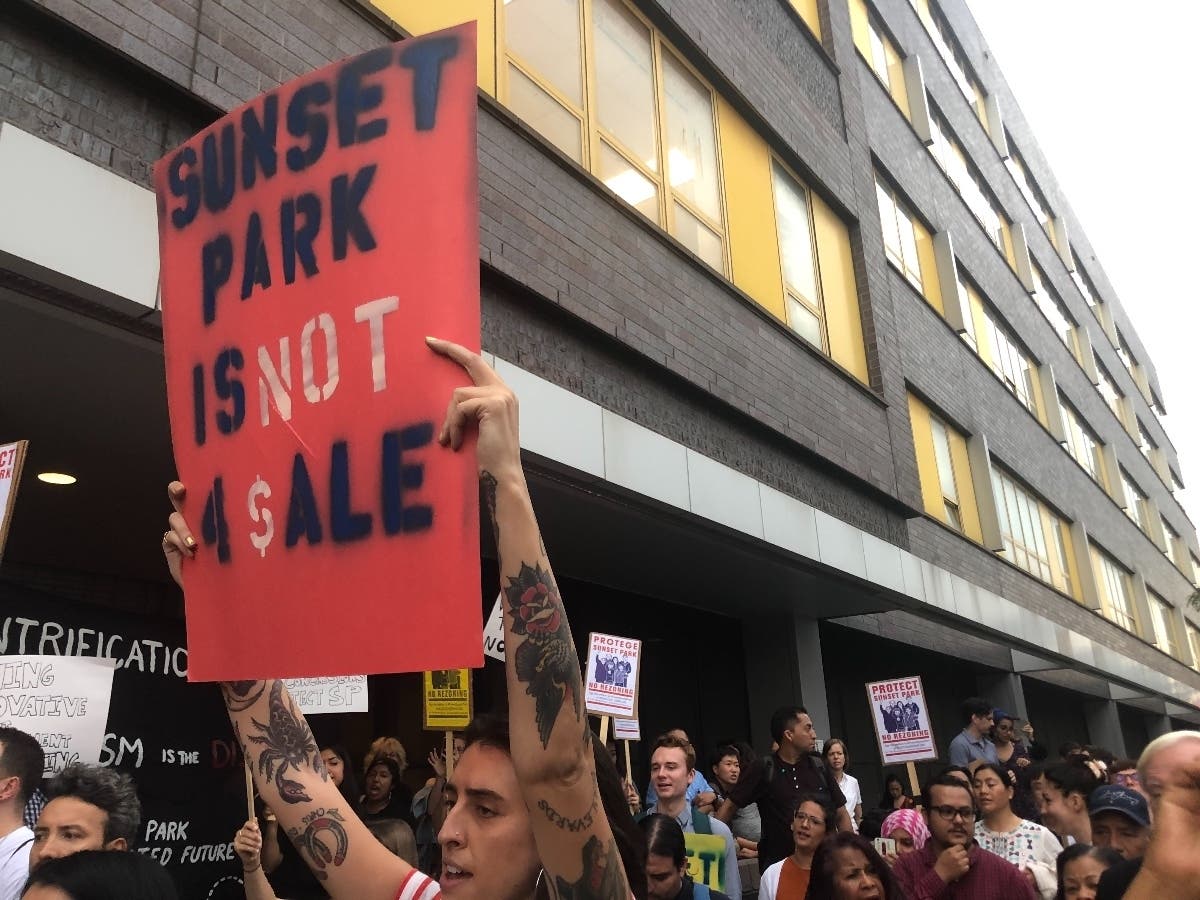 The community board will let residents sound off about the rezoning, a week after developers shocked the community by submitting a proposal.