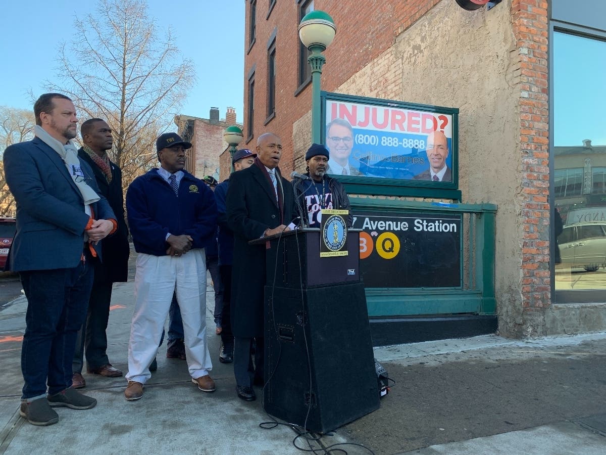 The BP applauded the controversial hiring of new transit officers, but said a shooting in Park Slope shows more safety measures are needed.