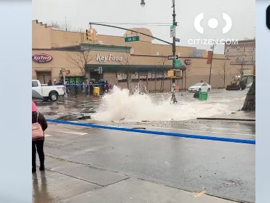 A water main break on Fifth Avenue sent water pouring down sidewalks and will leave the street damaged for another few days, officials said.